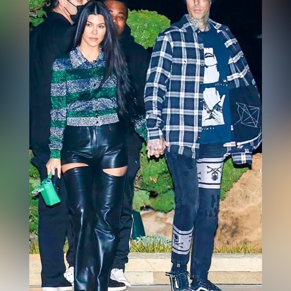 Altered aritzia vegan leather pants size zero - Kourtney kardashian inspired